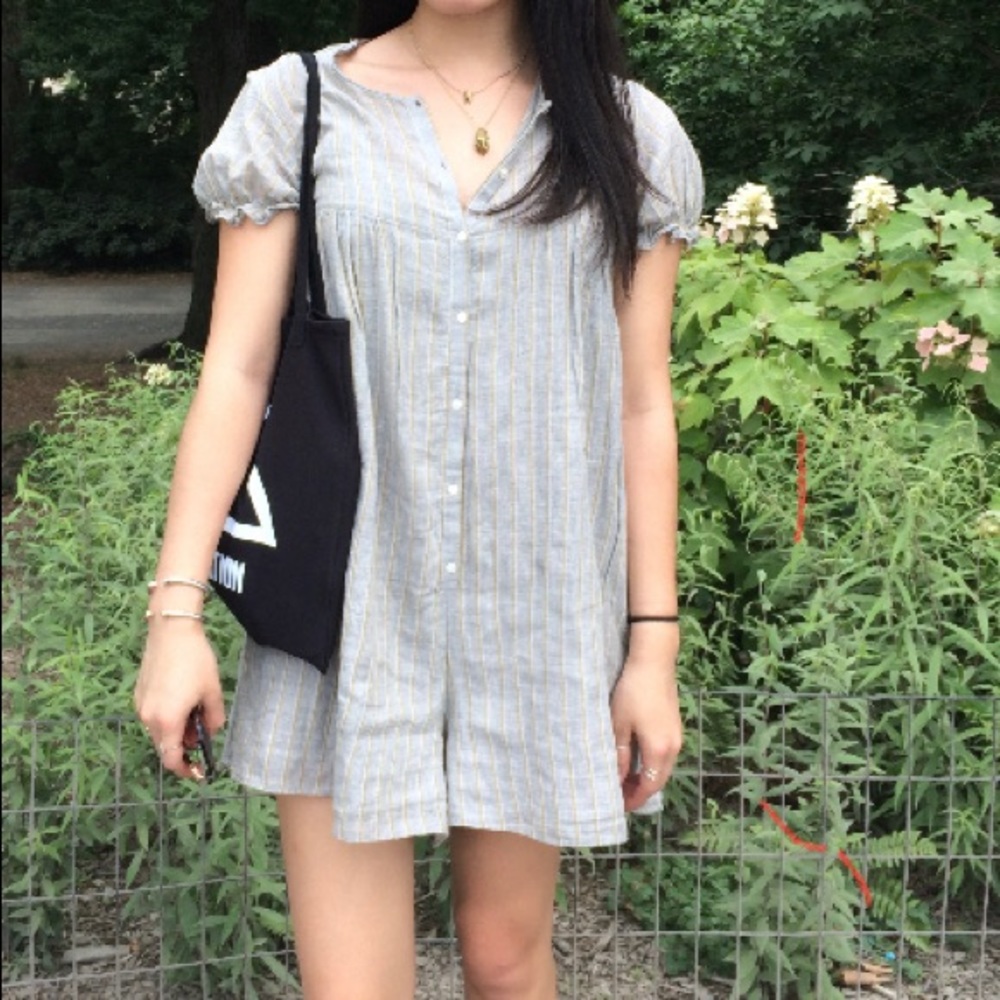 Zara striped romper